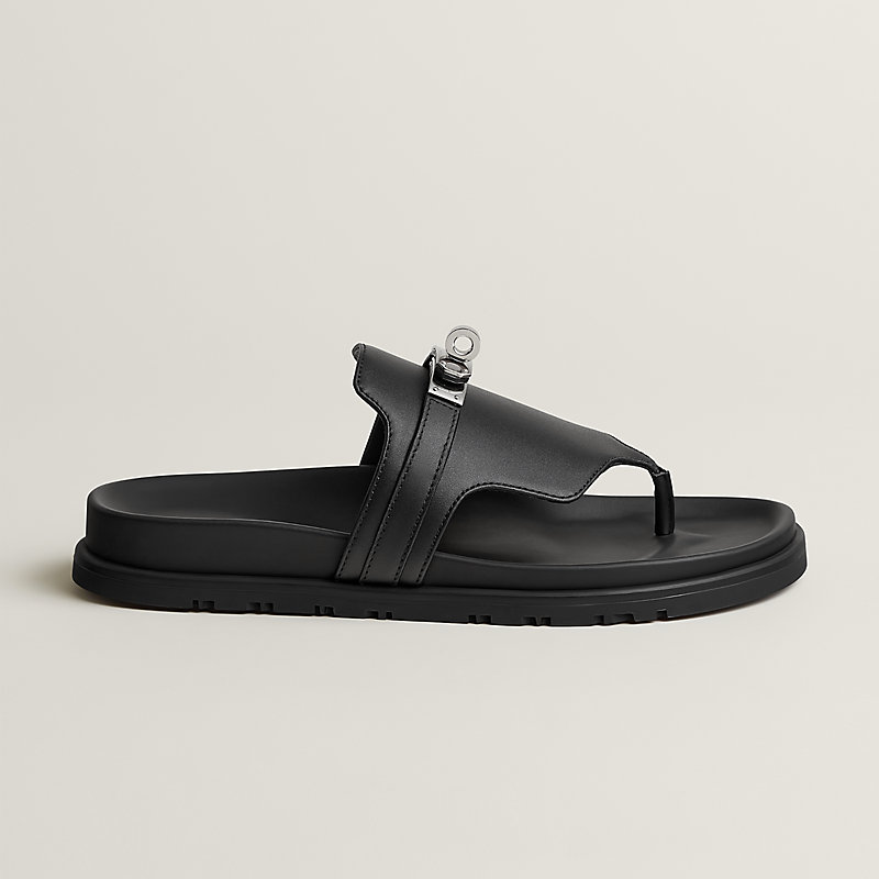 サンダル 《アンピール》 - ブラック | Hermès - エルメス-公式サイト